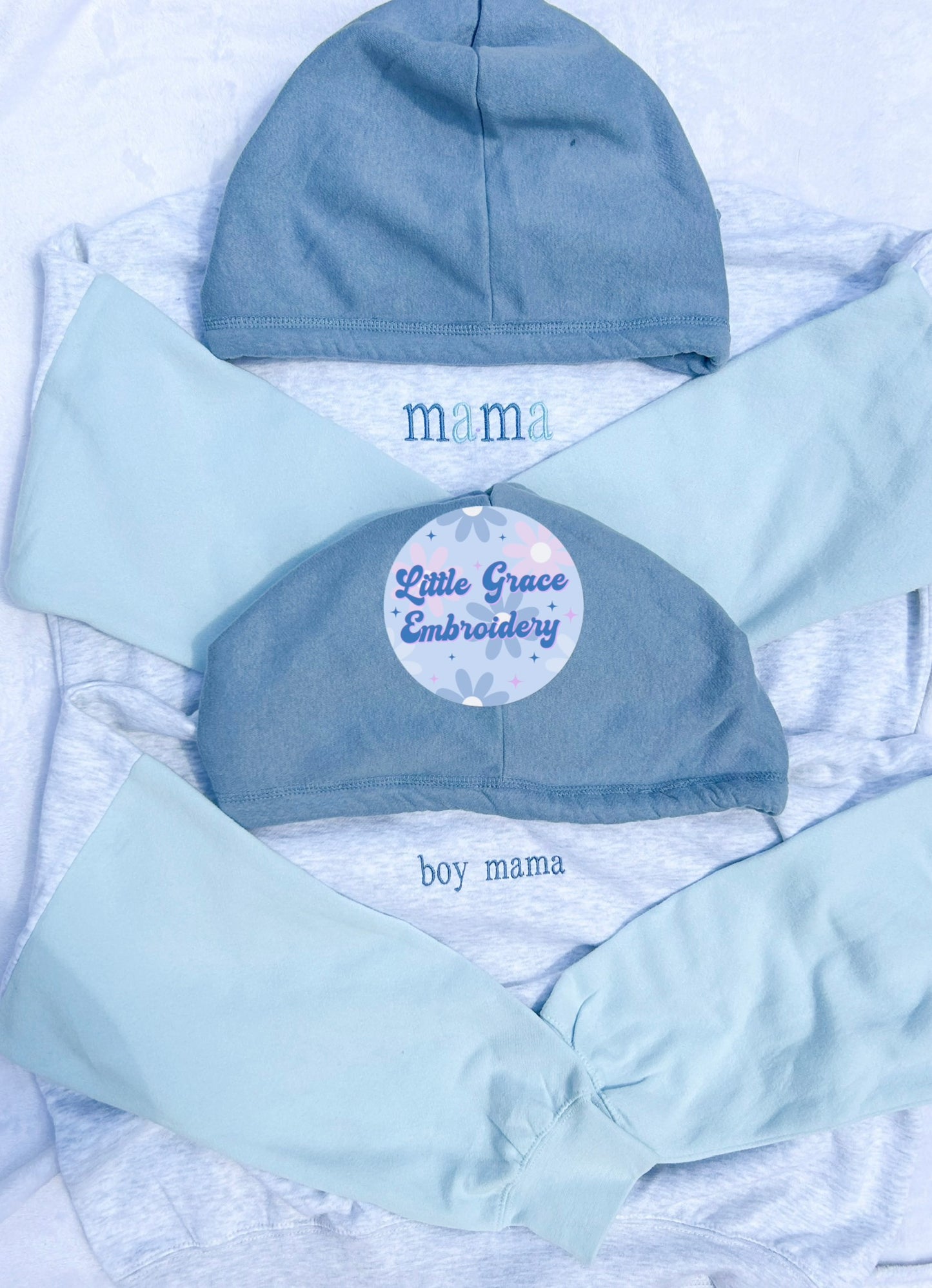 Cropped Colorblock Hoodie