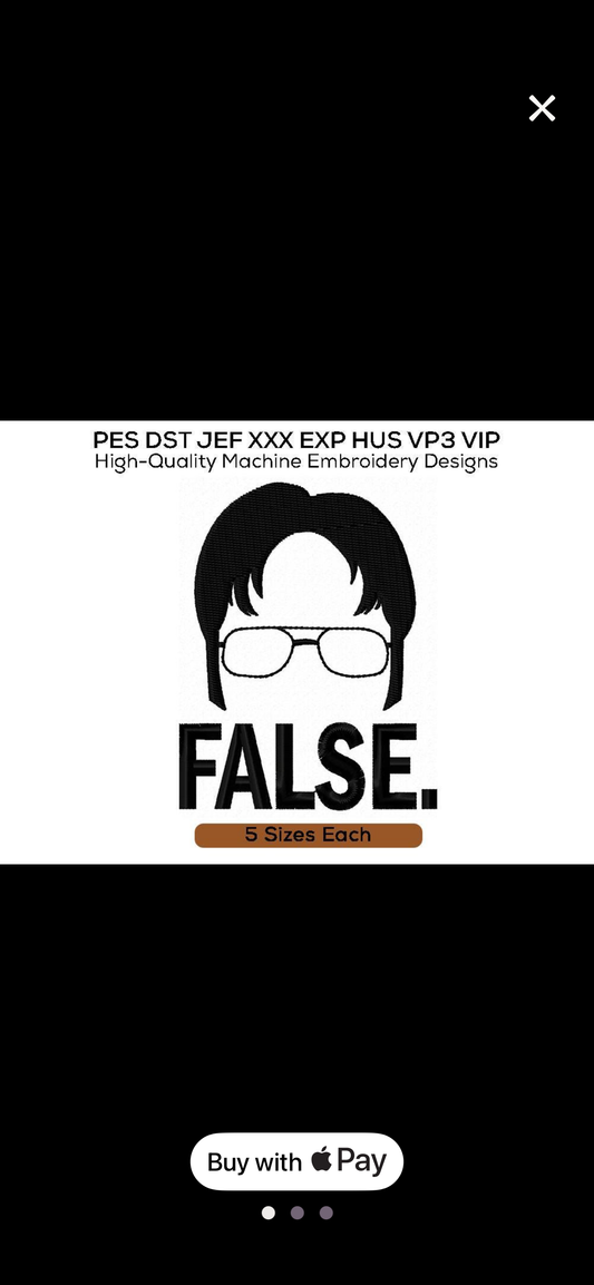 False.