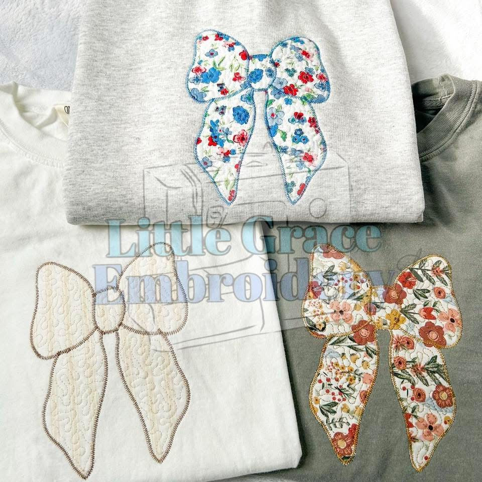 Appliqué Bows