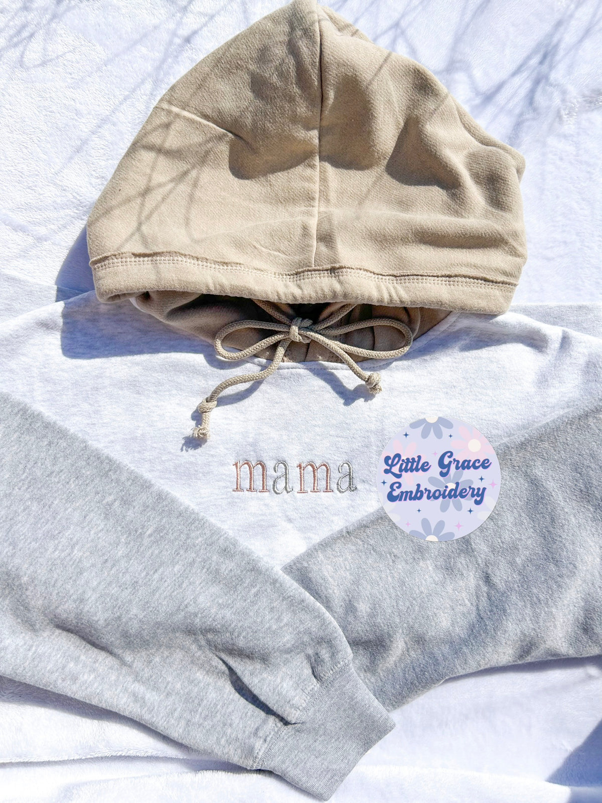 Cropped Colorblock Hoodie
