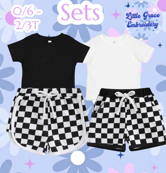 Boys Checkered Set