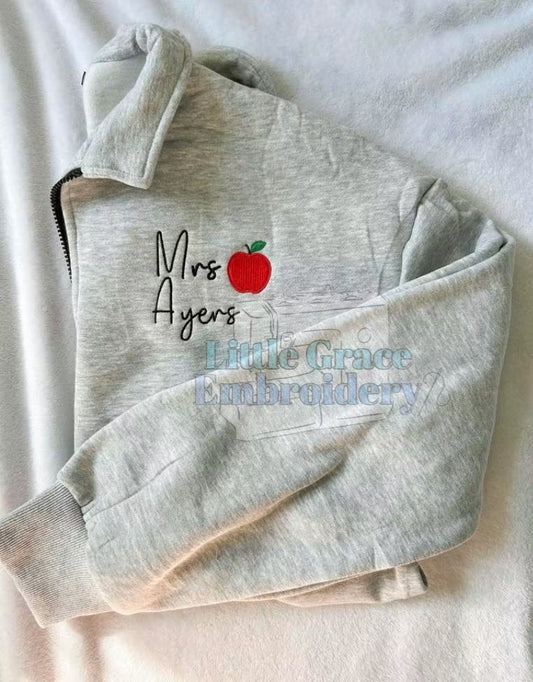 Mrs. Apple Quarter Zip