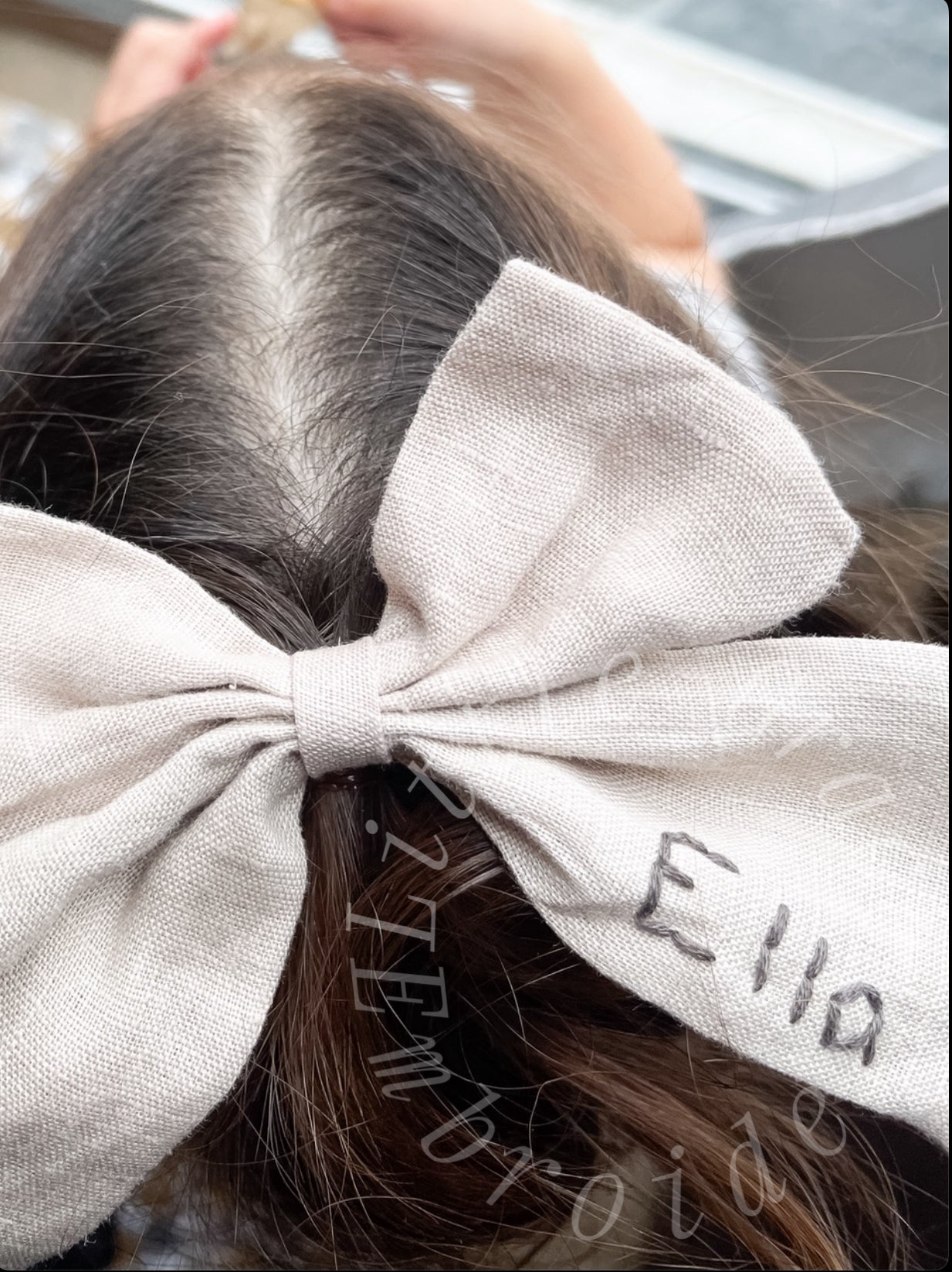 Hand Embroidered Bows