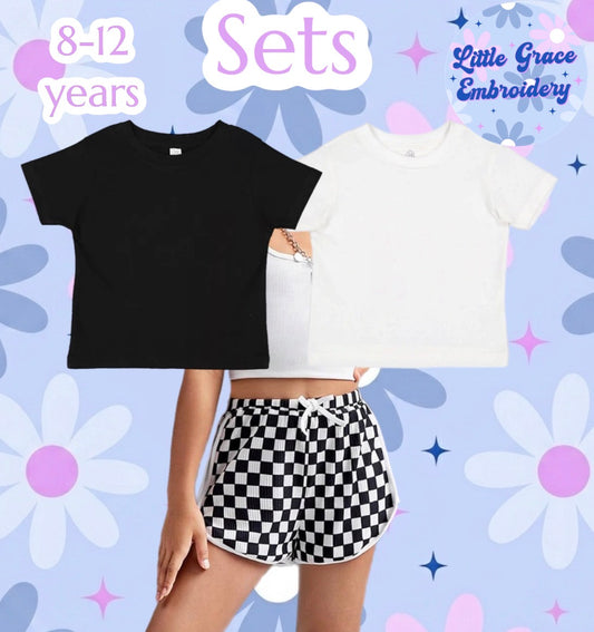 Youth Checkered Sets